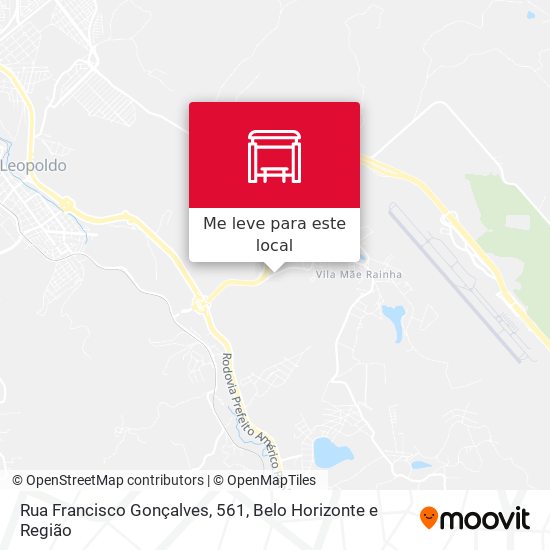 Rua Francisco Gonçalves, 561 mapa