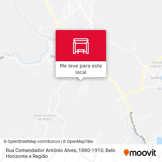 Rua Comendador Antônio Alves, 1880-1910 mapa