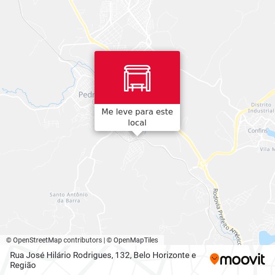 Rua José Hilário Rodrigues, 132 mapa