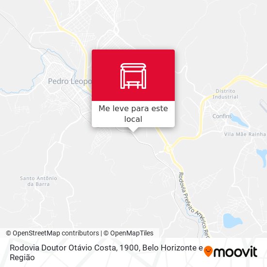 Rodovia Doutor Otávio Costa, 1900 mapa