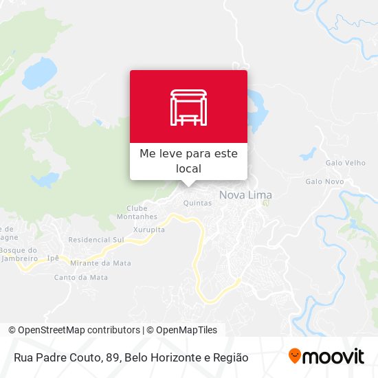 Rua Padre Couto, 89 mapa
