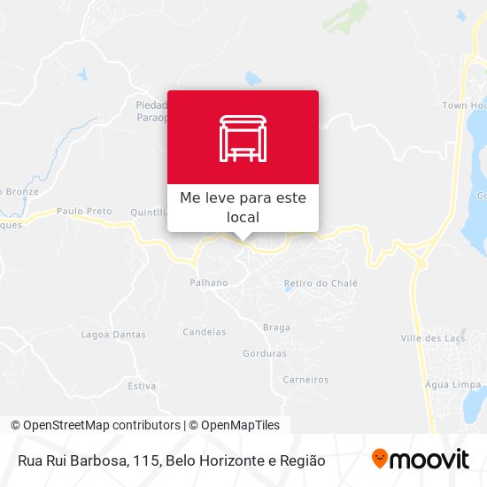 Rua Rui Barbosa, 115 mapa