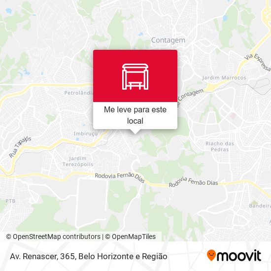Av. Renascer, 365 mapa