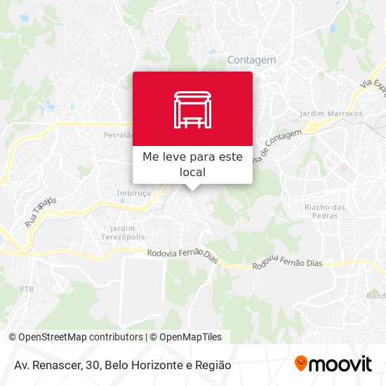 Av. Renascer, 30 mapa