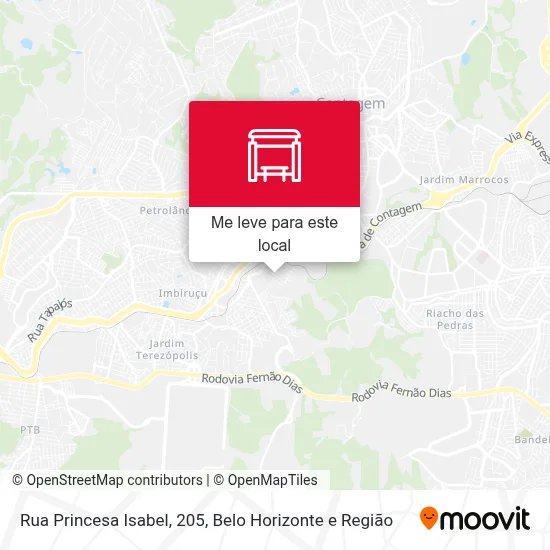 Rua Princesa Isabel, 205 mapa