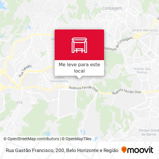Rua Gastão Francisco, 200 mapa