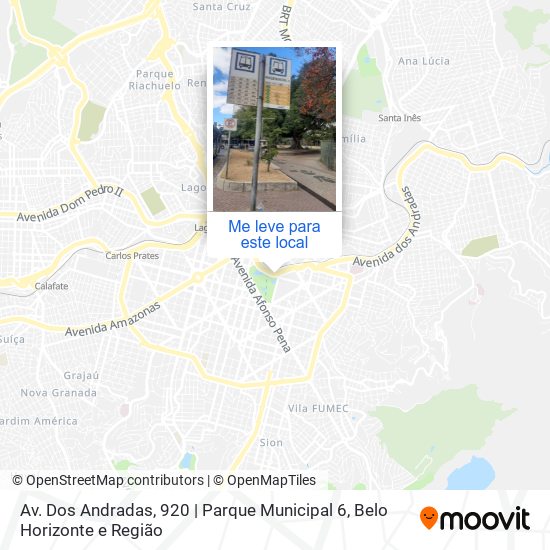Av. Dos Andradas, 920 | Parque Municipal 6 mapa