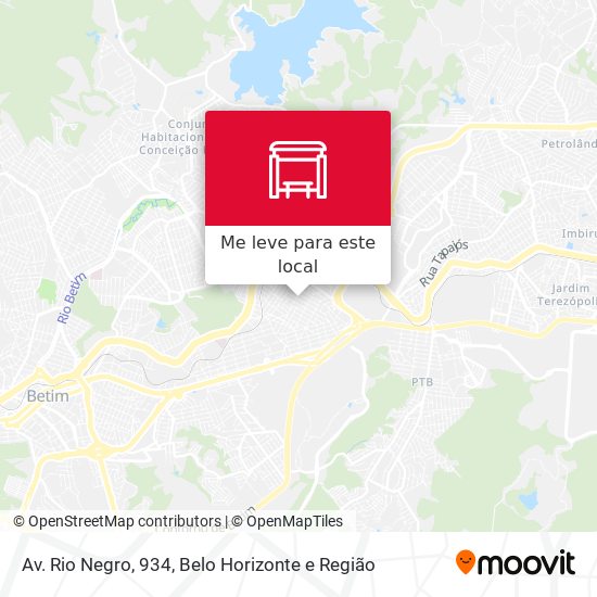 Av. Rio Negro, 934 mapa