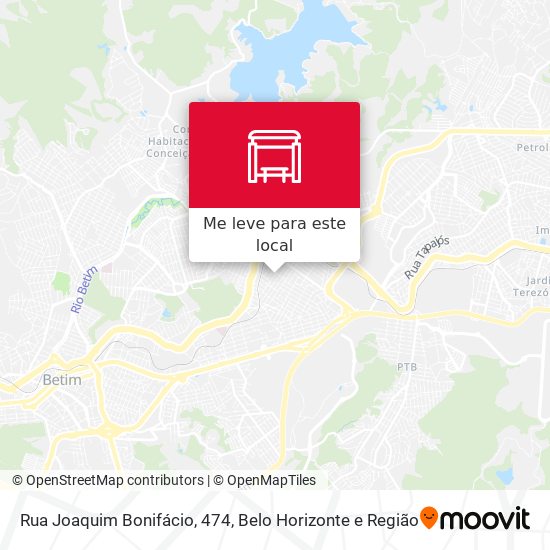 Rua Joaquim Bonifácio, 474 mapa