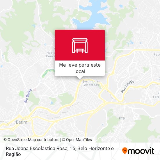 Rua Joana Escolástica Rosa, 15 mapa