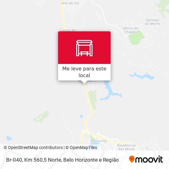 Br-040, Km 560,5 Norte mapa