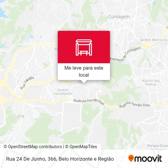 Rua 24 De Junho, 366 mapa