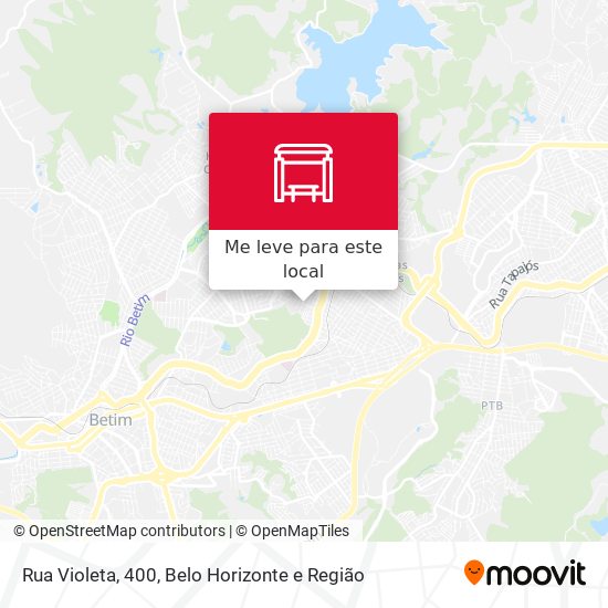 Rua Violeta, 400 mapa
