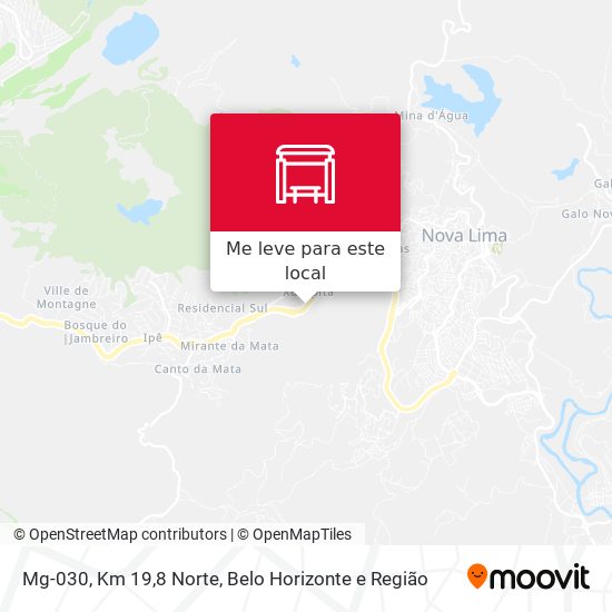 Mg-030, Km 19,8 Norte mapa