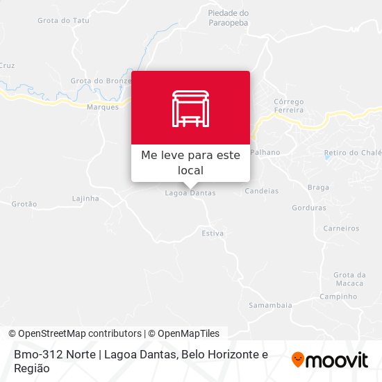 Bmo-312 Norte | Lagoa Dantas mapa