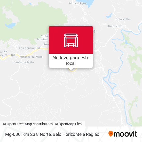 Mg-030, Km 23,8 Norte mapa