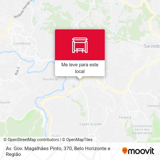 Av. Gov. Magalhães Pinto, 370 mapa