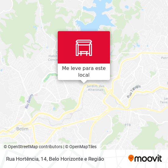 Rua Hortência, 14 mapa
