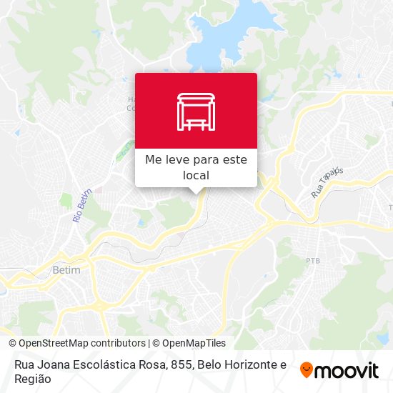 Rua Joana Escolástica Rosa, 855 mapa