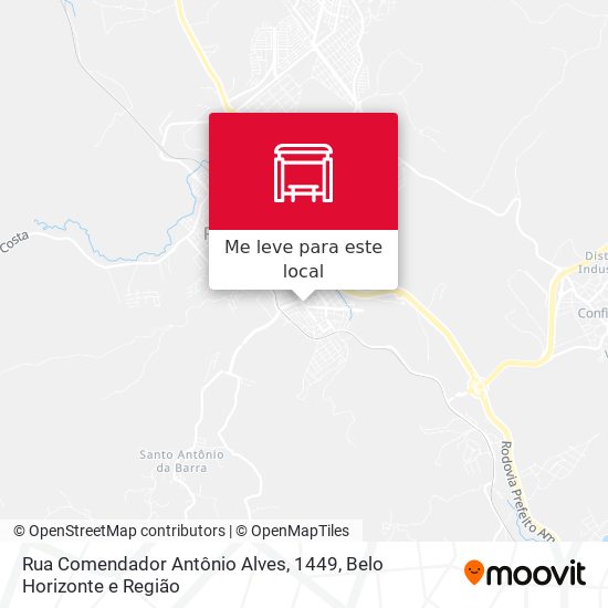 Rua Comendador Antônio Alves, 1449 mapa