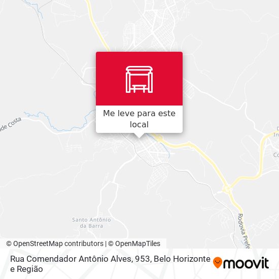Rua Comendador Antônio Alves, 953 mapa