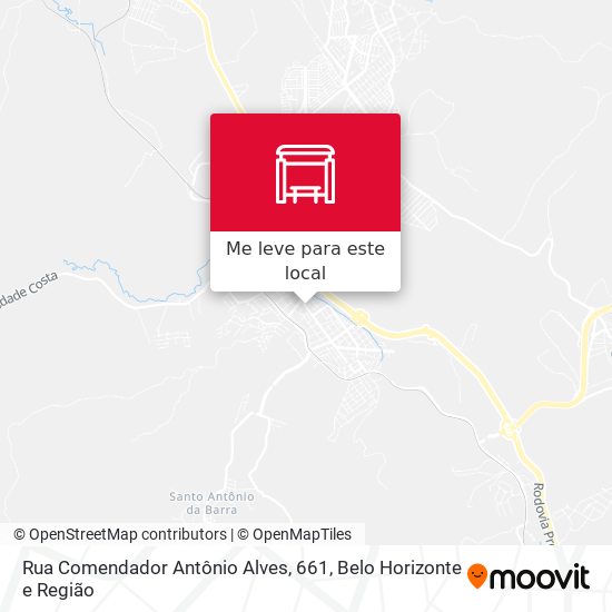 Rua Comendador Antônio Alves, 661 mapa