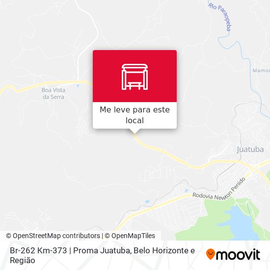 Br-262 Km-373 | Proma Juatuba mapa