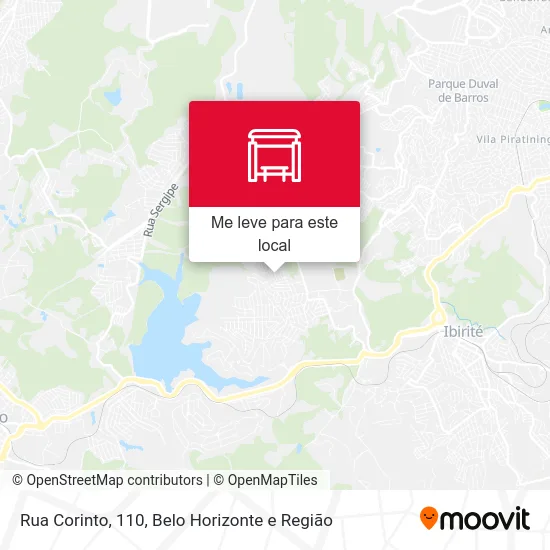 Rua Corinto, 110 mapa