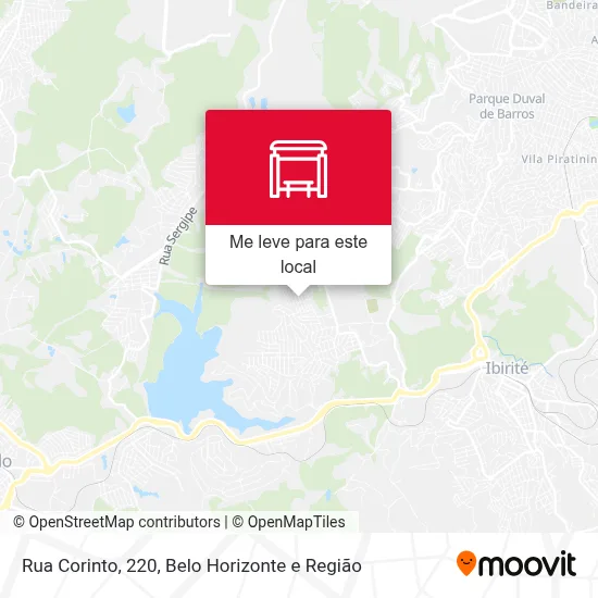 Rua Corinto, 220 mapa