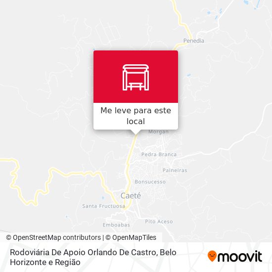 Rodoviária De Apoio Orlando De Castro mapa