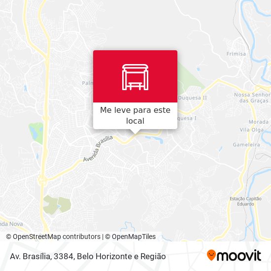 Av. Brasília, 3384 mapa