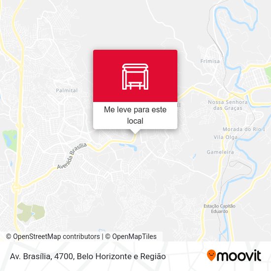 Av. Brasília, 4700 mapa