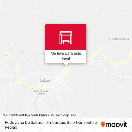 Rodoviária De Sabará | Embarque mapa