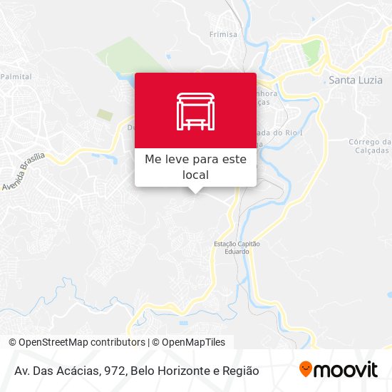 Av. Das Acácias, 972 mapa