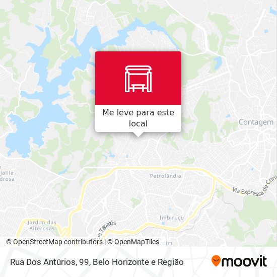 Rua Dos Antúrios, 99 mapa
