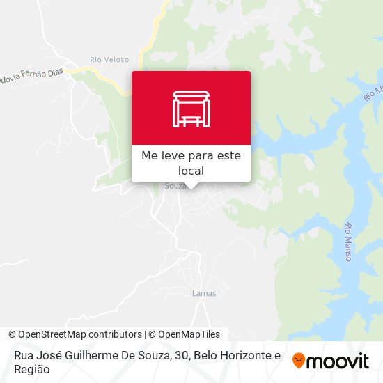Rua José Guilherme De Souza, 30 mapa