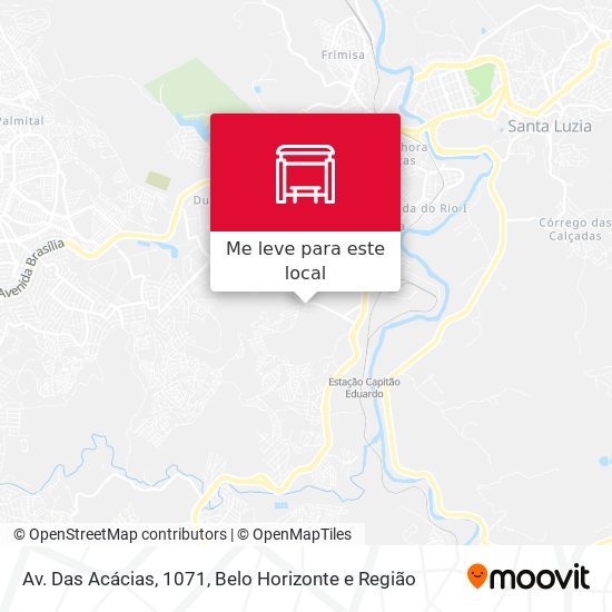 Av. Das Acácias, 1071 mapa