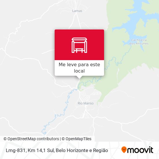Lmg-831, Km 14,1 Sul mapa