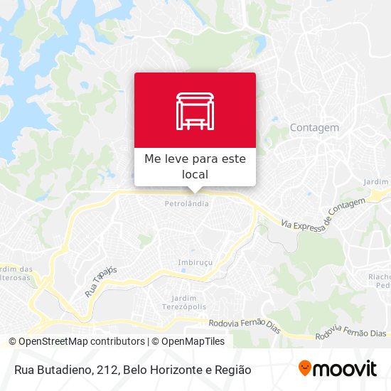 Rua Butadieno, 212 mapa