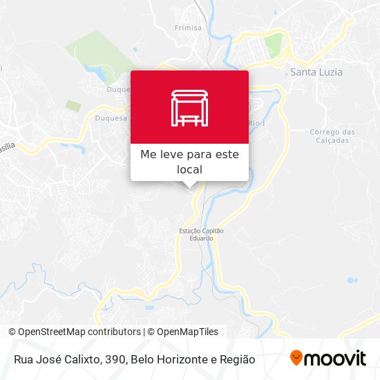 Rua José Calixto, 390 mapa