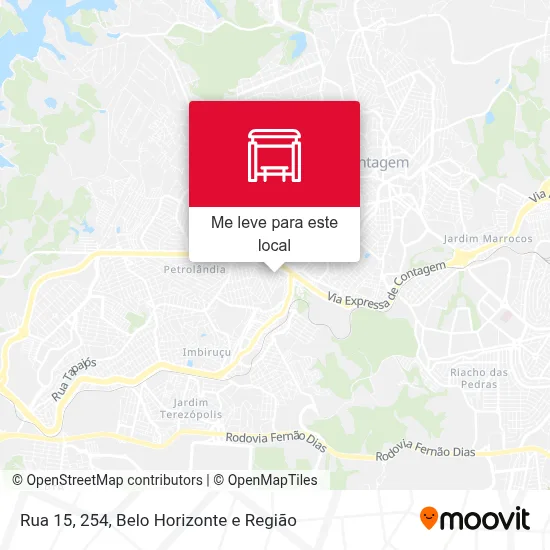 Rua 15, 254 mapa
