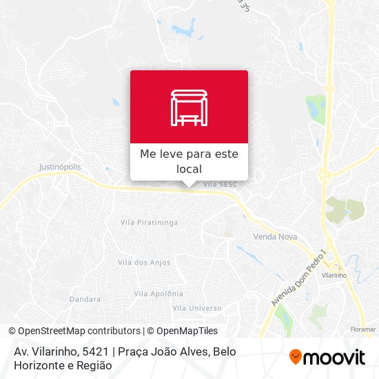 Av. Vilarinho, 5421 | Praça João Alves mapa