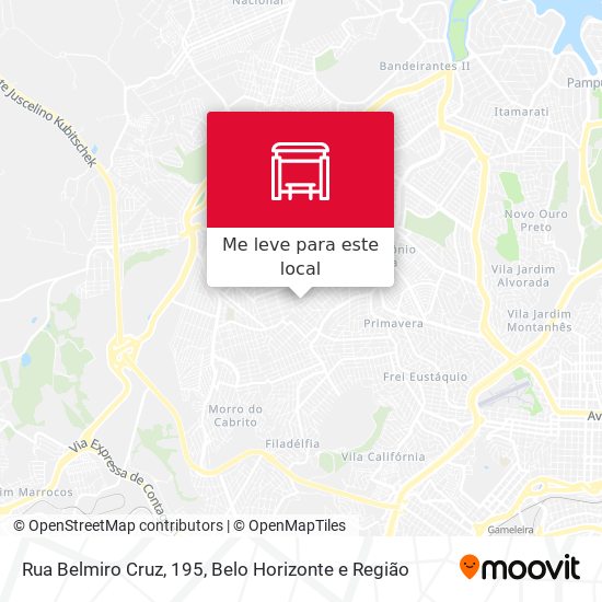 Rua Belmiro Cruz, 195 mapa