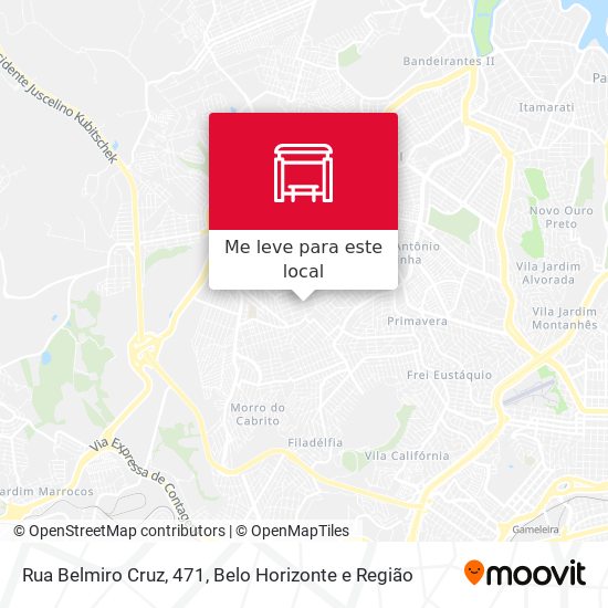 Rua Belmiro Cruz, 471 mapa