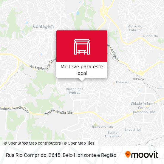 Rua Rio Comprido, 2645 mapa