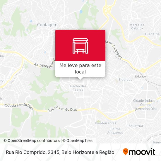 Rua Rio Comprido, 2345 mapa