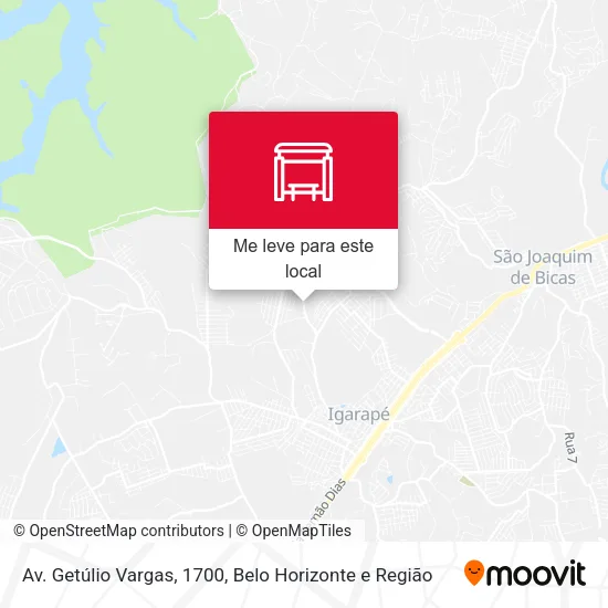 Av. Getúlio Vargas, 1700 mapa