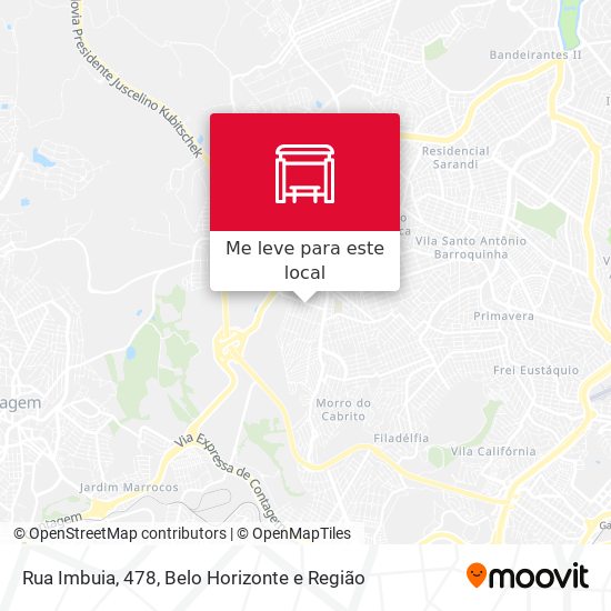 Rua Imbuia, 478 mapa