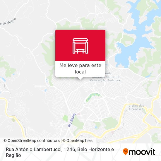 Rua Antônio Lambertucci, 1246 mapa