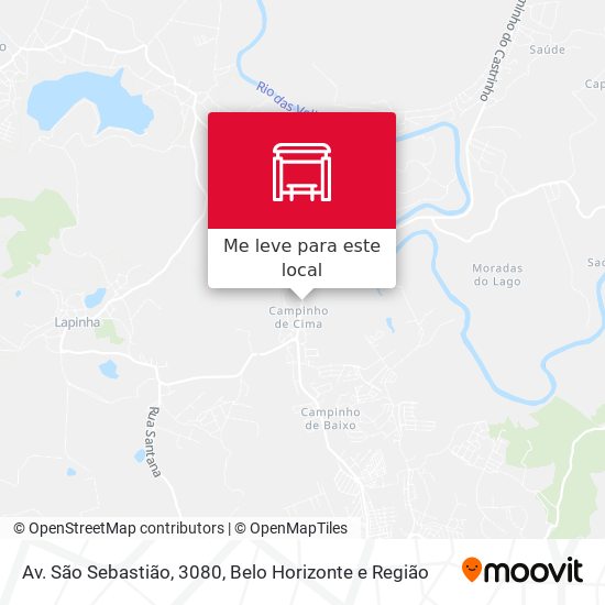 Av. São Sebastião, 3080 mapa